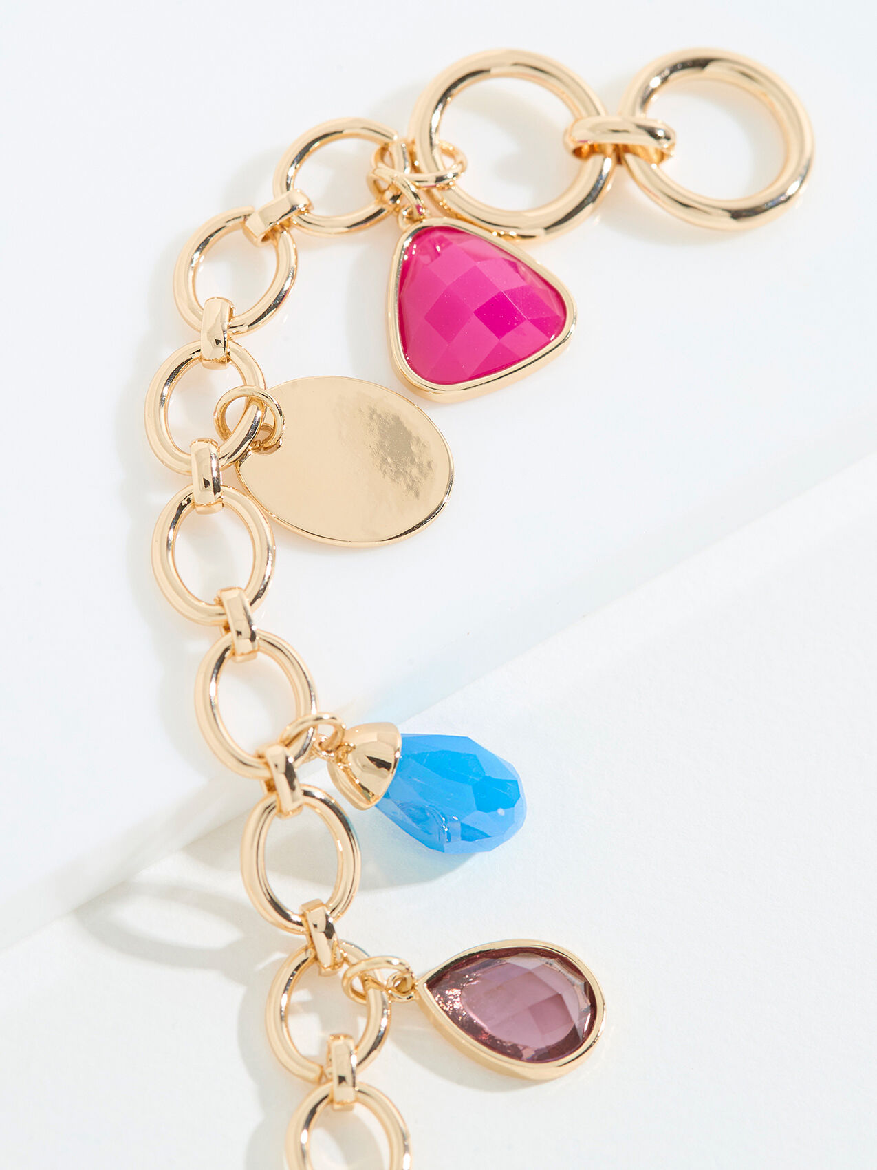 Multi/Gold Charm Bracelet