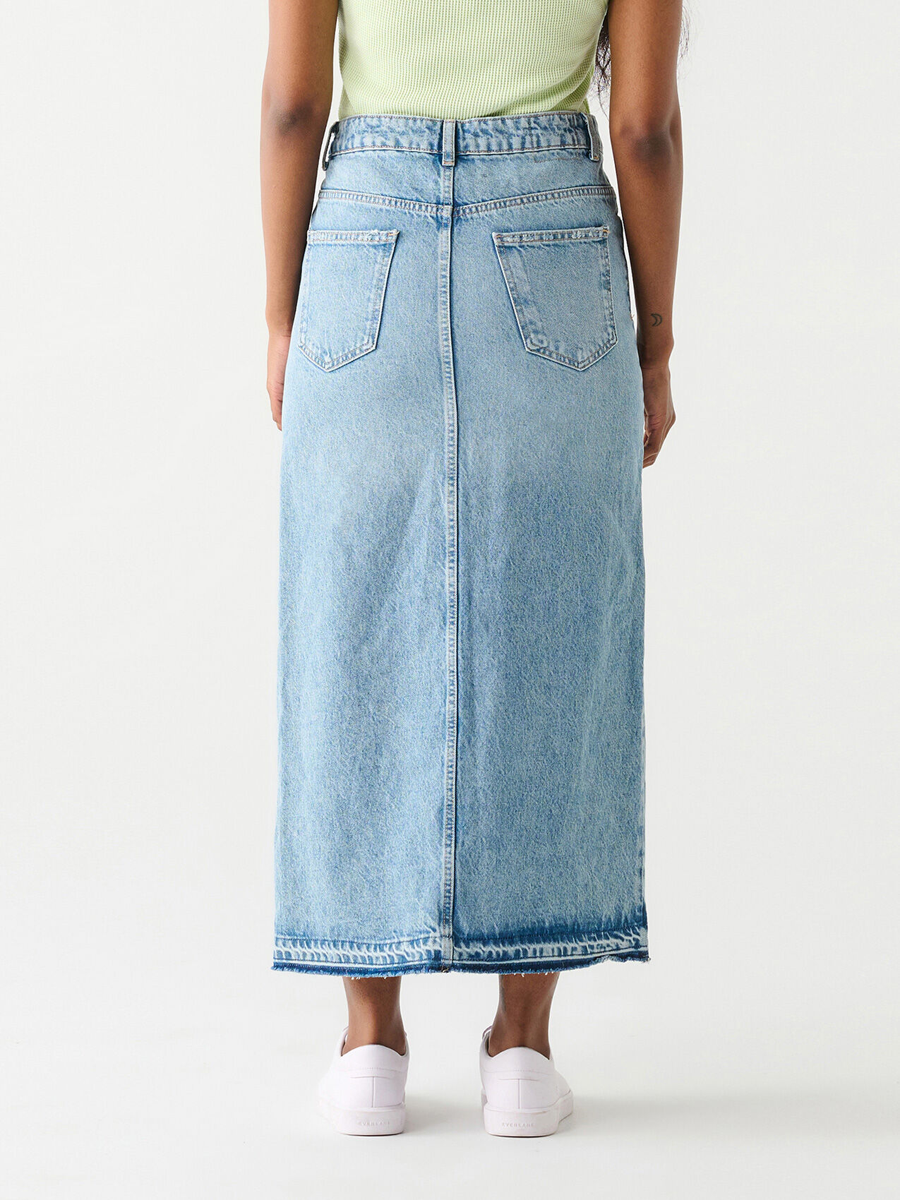 Maxi Denim Skirt by Dex