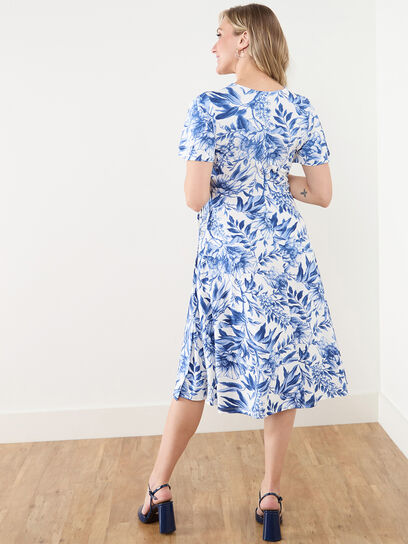 Flutter Sleeve Wrap Dress by Jules & Leopold