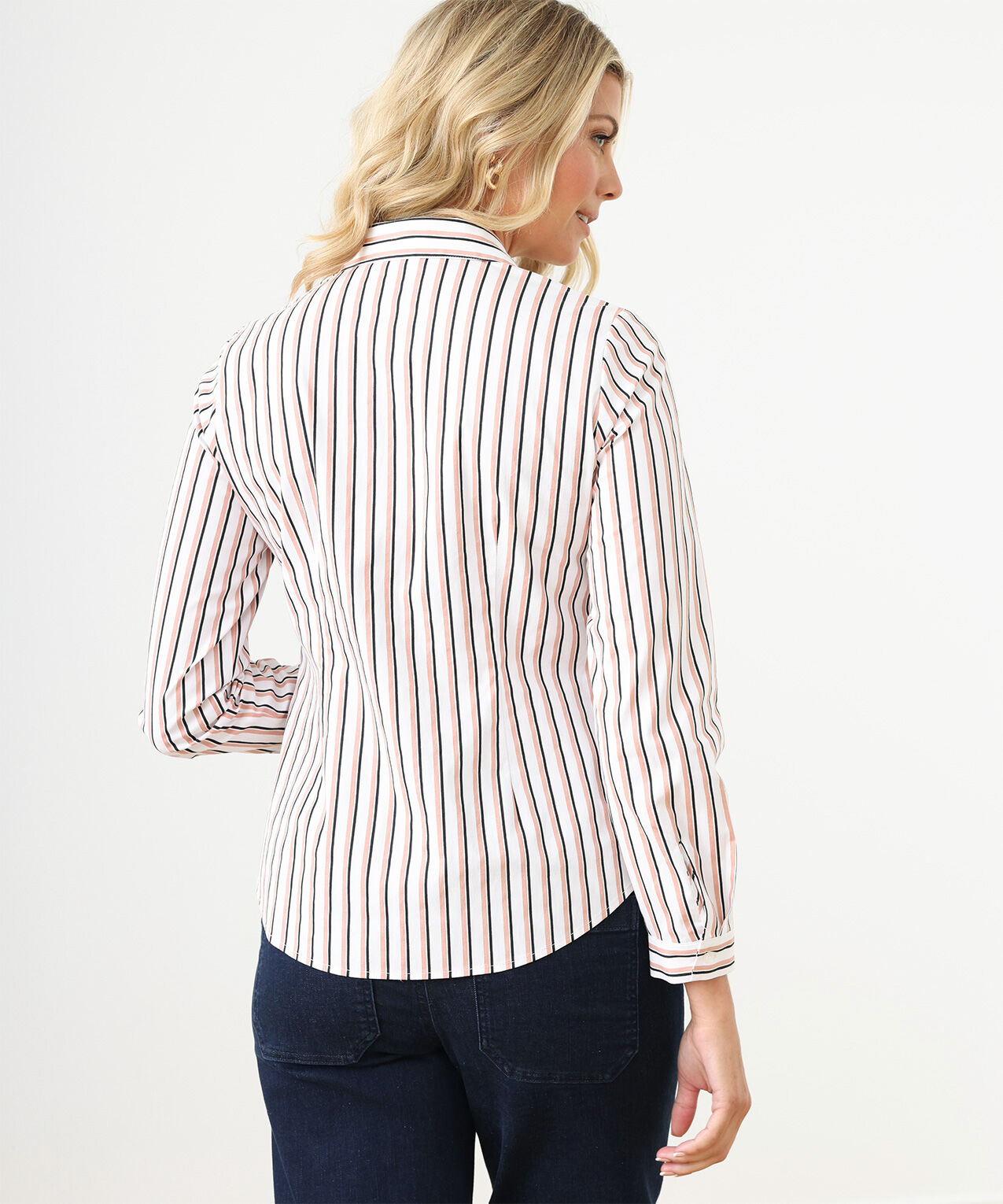Long Sleeve Button-Down Collared Shirt