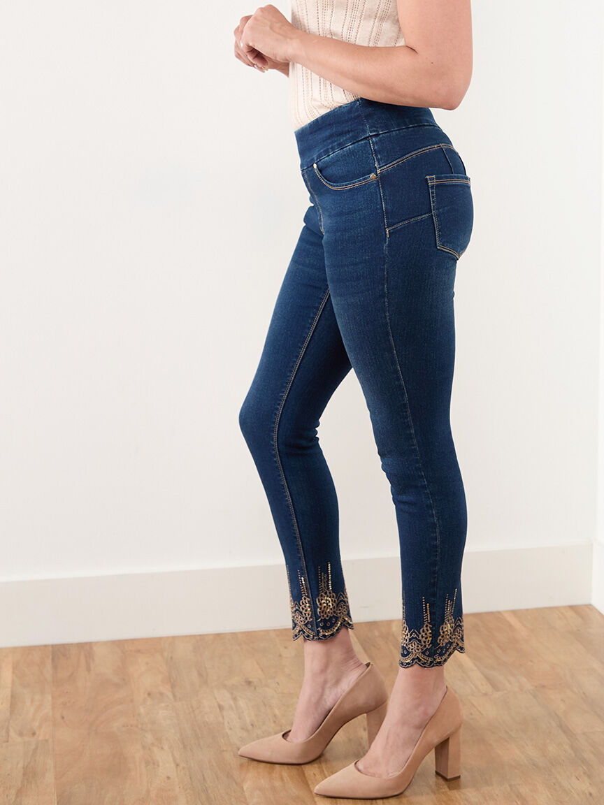 Blake Pull On Slim Ankle Jean