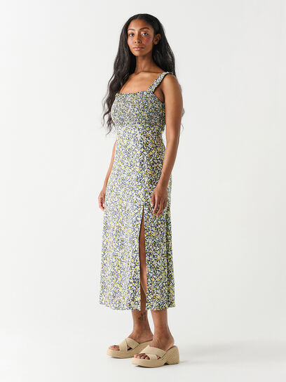 R&K Originals Bright Floral Summer Dress Size 12 Micro Pleats