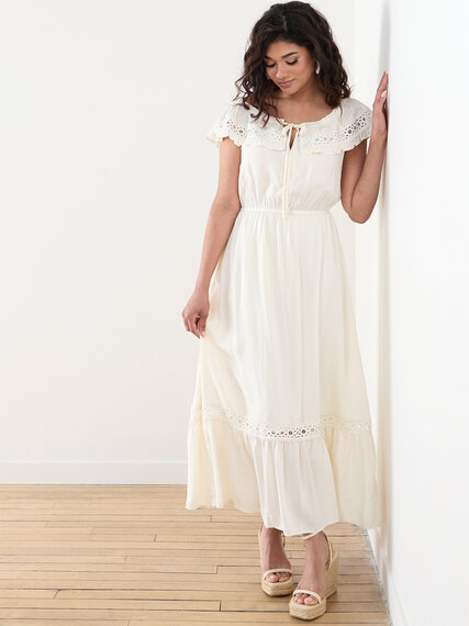 Petite Textured Maxi Dress Image 1