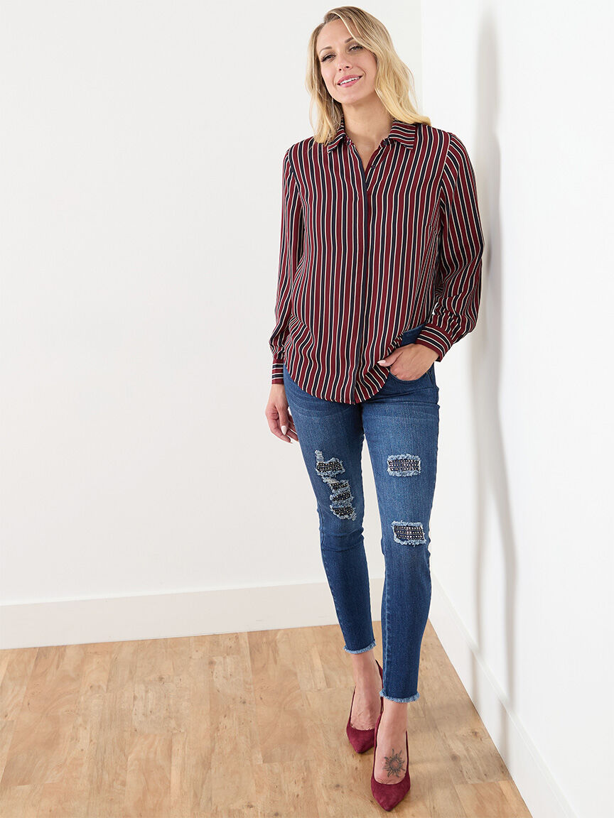 Blake Pull On Slim Ankle Jean