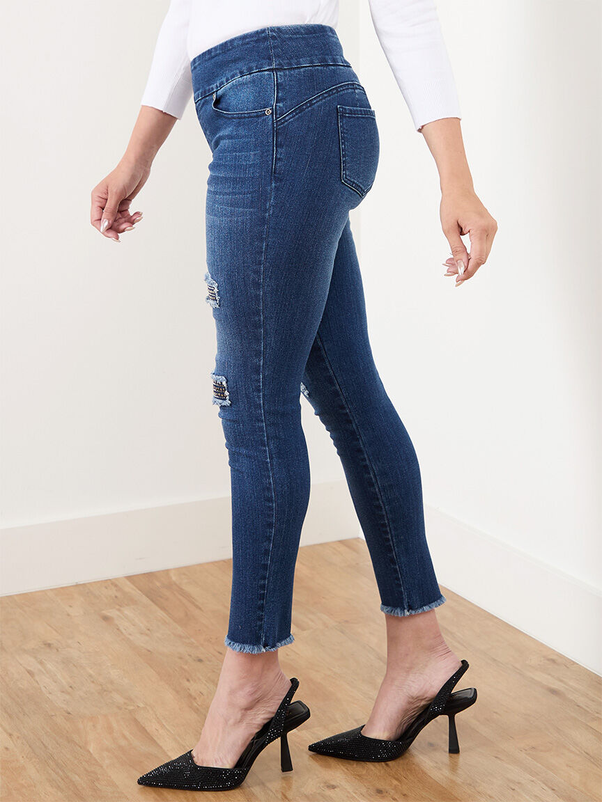 Blake Pull On Slim Ankle Jean