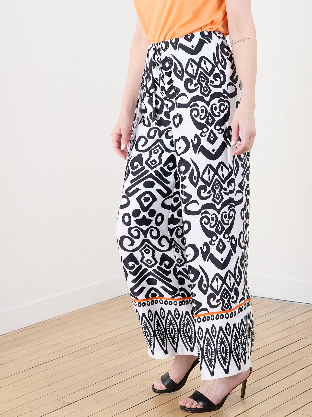 Air Flow Tie Front Wide-Leg Pant