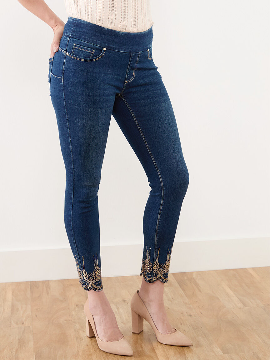 Blake Pull On Slim Ankle Jean