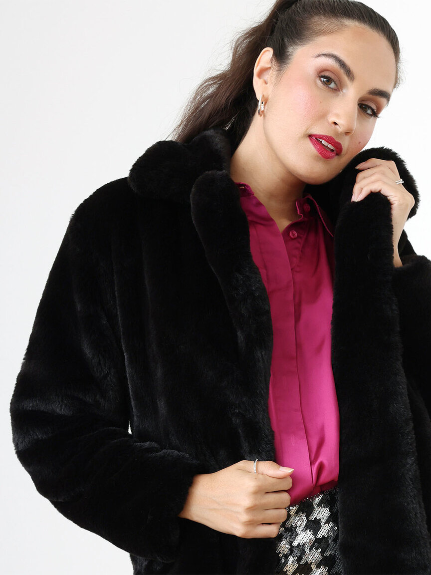 FURious Fur - The Ethical Choice Glamourette Faux-Fur Coat