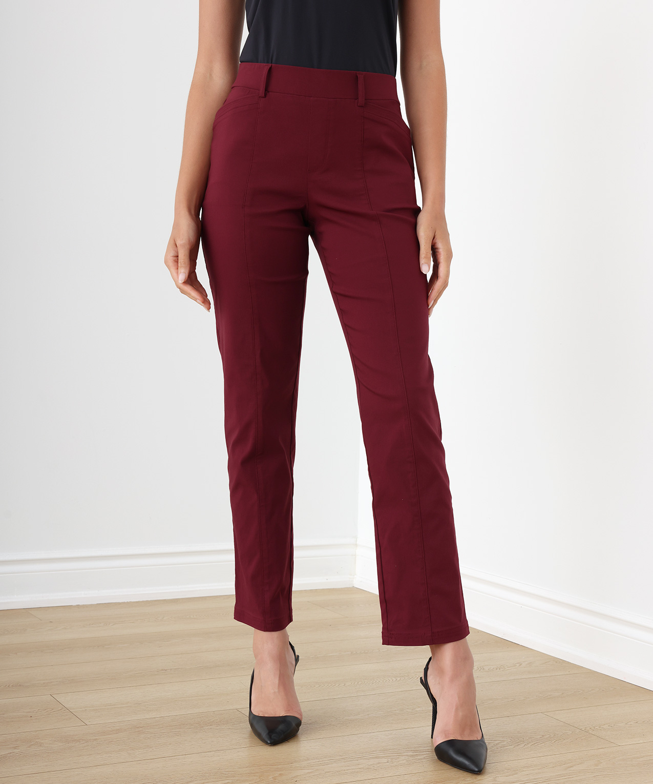 ATM MICRO TWILL PULL-ON PANTS – AshleyCole Boutique