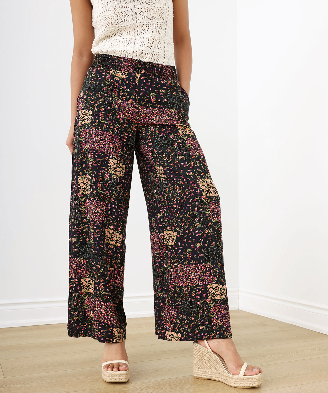 Clover Wide Leg Trouser Pants • Shop American Threads Women's