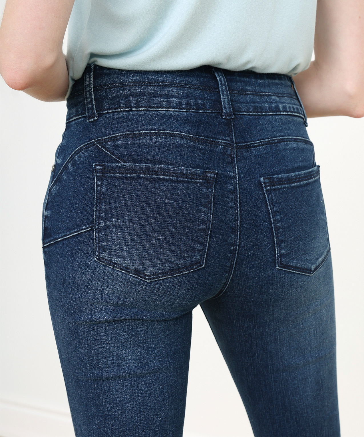 Vintage Wash Bootcut Butt Lift Jeans by GG Jeans, Cleo
