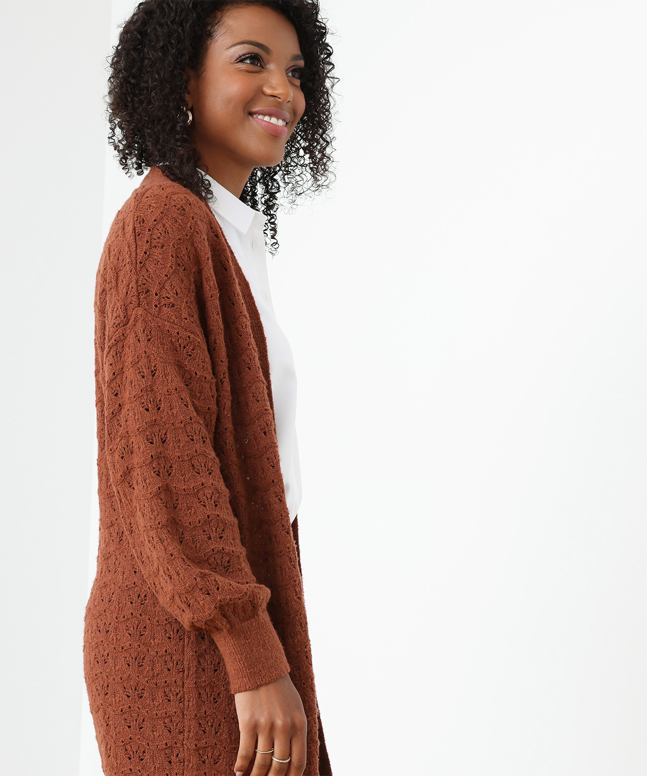 My New Favorite Secondhand Burnt Orange Cardigan — Mary's Little Way