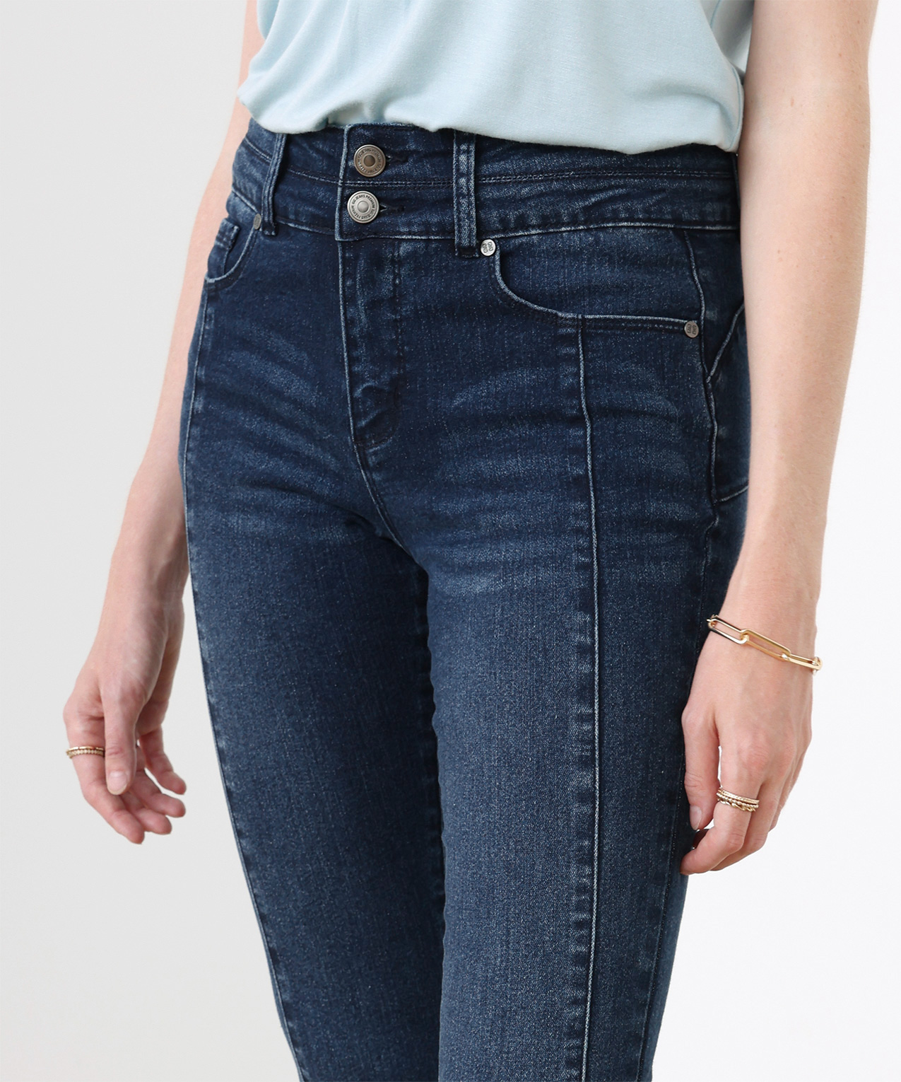 Dark Wash Butt Lift Bootcut Jean by GG Jeans, Cleo