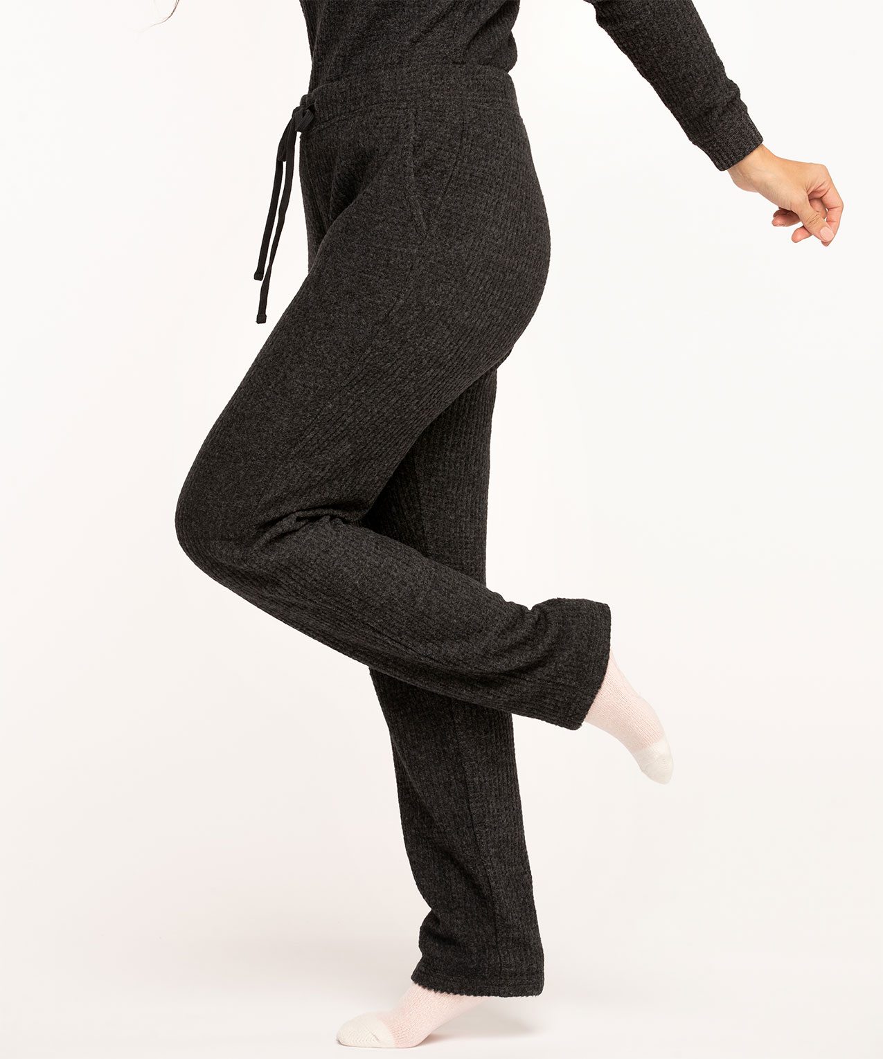 Studio, Pants & Jumpsuits, New Studio Black Lightweight Waffle Knit Joggers  Plus Size 3x